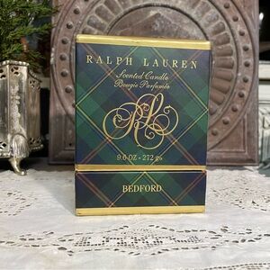 Ralph Lauren Bedford candle 9.6 oz
soy wax candle new